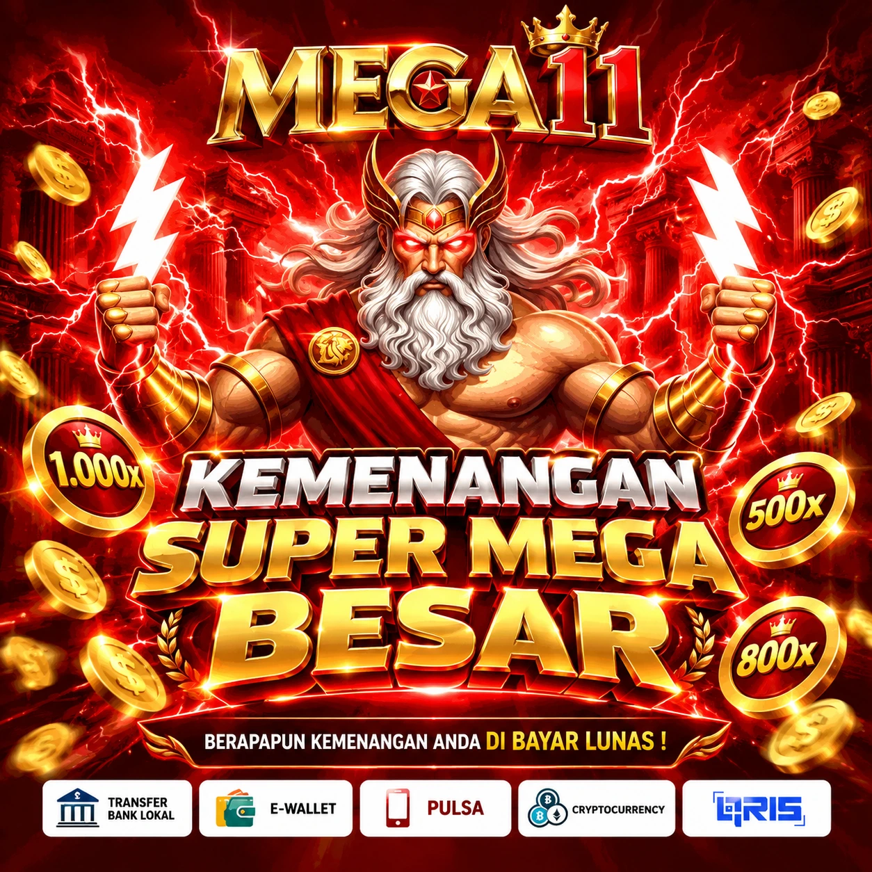 MEGA11 ^ Kemenangan Super Mega Besar Bukan Lagi Sekadar Angan